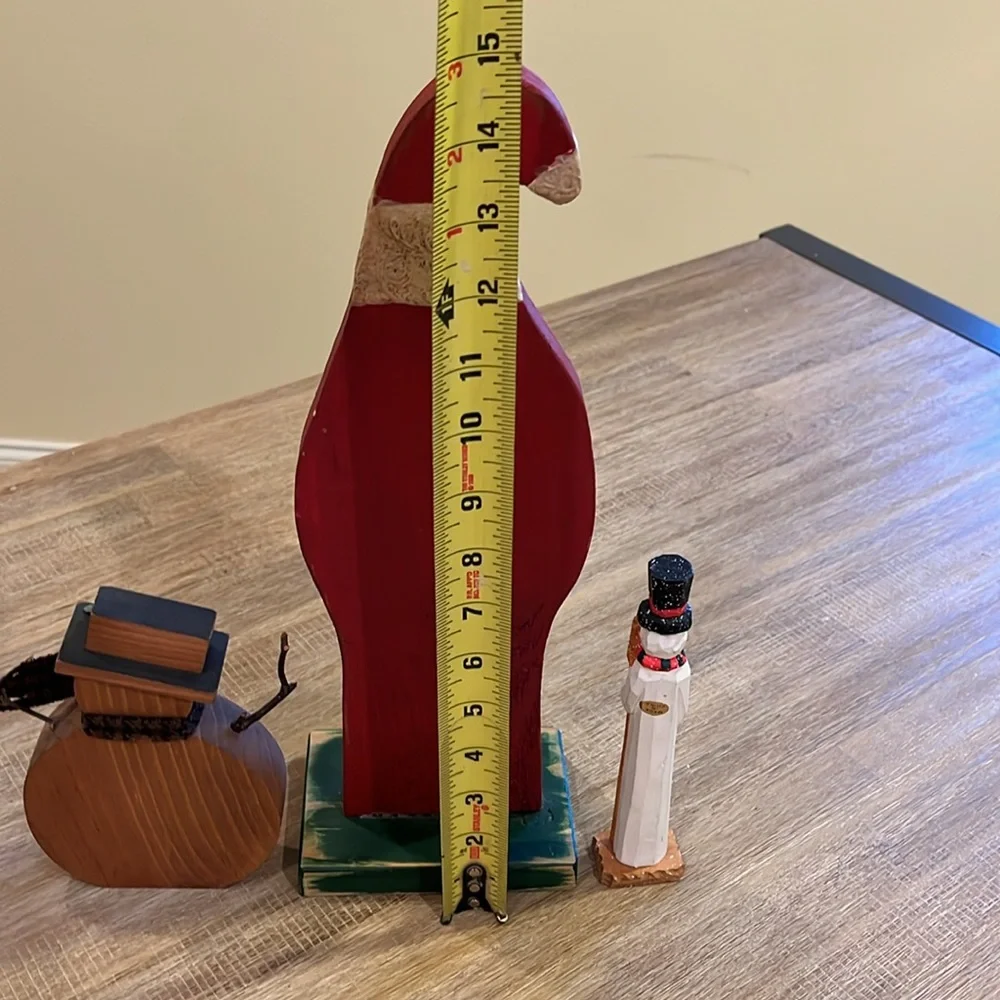Santa & Snowmen  Christmas Decorations